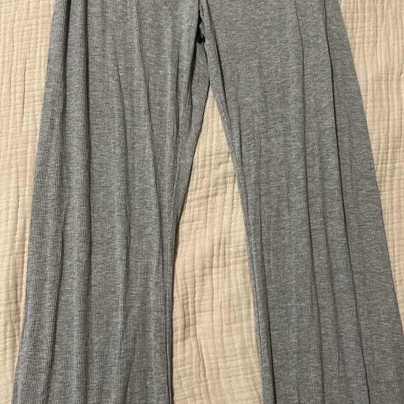 Grey Foldover Pants - Picture 3 of 5